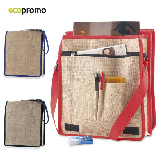 Bolso Mensajero en Yute l Promocionales Manufactura Bolso Mensajero en Yute l Promocionales Manufactura
