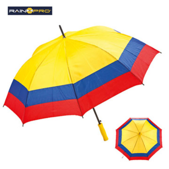 Paraguas Publicitario Colombia 27" I Accesorios Line Promocionales Paraguas Publicitario Colombia 27" I Accesorios Line Promocionales